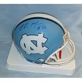 BSS - Natrone Means (UNC Tarheels) Signed Autographed Mini Helmet (PSA/DNA COA)