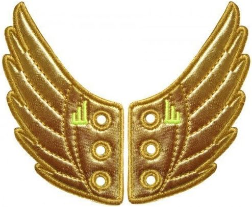 Shwings Foil Shoe Wings, Gold by Shwings