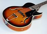 Washburn HB15C - Tobacco Sunburst Hollow Body Cut-A-Way Electric with GB15 Gig Bag