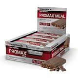 Maximuscle Promax Meal 60 g Chocolate High Protein Bars - Box of 12 Maximuscle Promax Meal 60 g Chocolate High Protein Bars - Box of 12