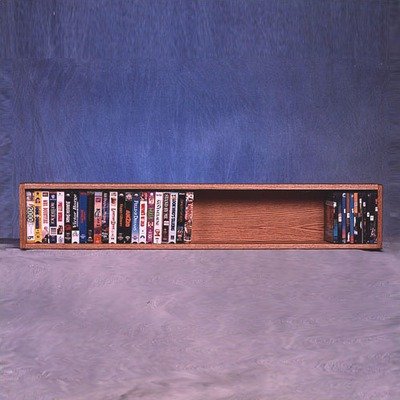 Image of 100 Series 40 VHS Wall Mounted Multimedia Storage Rack Finish: Clear