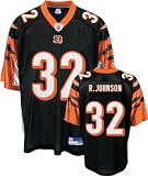 Rudi Johnson Black Cincinnati Bengals Youth NFL Replica Jersey