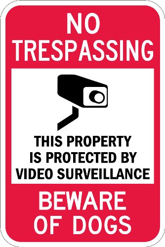 Lyle Signs 3M Engineer Grade Sheeting Property and Trespassing Sign, 