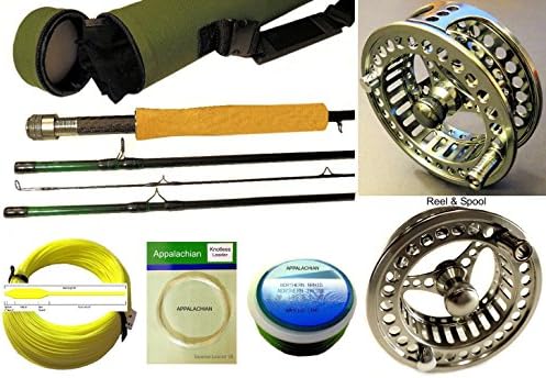 APPALACHIAN BUNDLE 5/6 wt: 4 pc Rod, Reel, Ex Spool, Line, Leader, Backing, Tube and Sack.