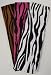 2.5″ Zebra Print Cotton Stretch Headband (Brown & Black)