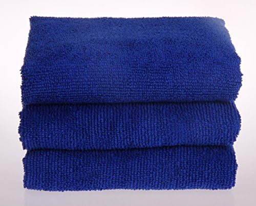 UTowels 16"x16" Premium Microfiber Towels for auto interior/exterior,glass;kitchen/bathroom.Scratch free/lint free -24pcs/Royal Blue