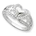 Sterling Silver Pure Heart Sentimental Expressions Ring
