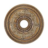 Livex Lighting 8200-57, Traditional Chandelier Ceiling Medallion, Venetian Patina Bronze, B5471