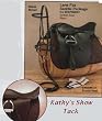 LANE FOX SHOW SADDLE PACKAGE FLAT SEAT