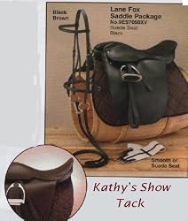 LANE FOX SHOW SADDLE PACKAGE FLAT SEAT