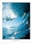 "Blue Curl" Surfing Poster