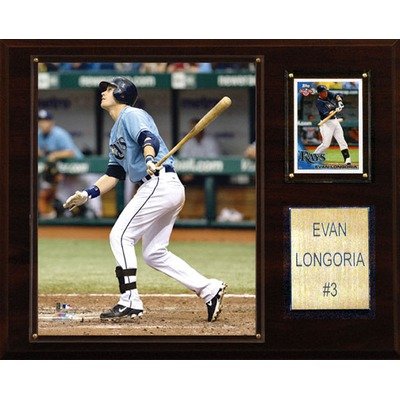 MLB Tampa Bay Rays Evan Longoria Player Plaque