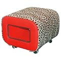 Broadway Ottoman - Leopard