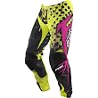 Fox Racing 360 Riot Men's MotoX Motorcycle Pants w/ Free B&F Heart Sticker Bundle - Acid Green