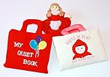布絵本MY QUIET BOOK バルーン&着せ替え赤ずきん  おまけ付きミニ変身人形赤ずきん  ファンタイムギフトセット