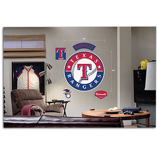 Rangers Fathead MLB Logo