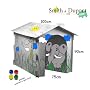 Maison en Carton Grande � Peindre Kit Peinture Inc&hellip de Smith&Dupont Fun!