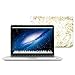 GMYLE Hard Case Print Frosted Compatible with MacBook Pro 13 inch (Model: A1278) - White Swirling Paint Pattern Rubber Coated Hard Shell Case Cover
