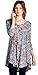 Popana Short Sleeve Tunic Tops to Wear with Leggings Made in USA Short Sleeve Shirts for Women - Loose Fit Womens Summer Tops