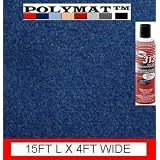 1 <313> Glue+ 15ft 48 W Polymat NAVY BLUE Speaker Box Carpet Dj Speaker... 