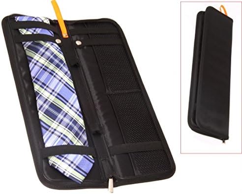 Living Health Products TIE-CASE-001 Tie Case For Travel - Leather Travel Tie Case