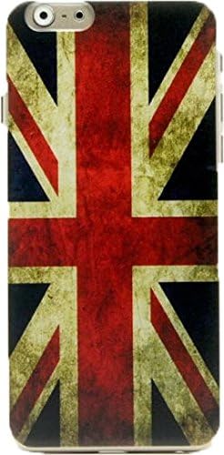 iPhone 6 Plus Case British Flag Soft Rubber Phone Case Scratch Resistant