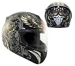 Advanced Hawk Aviator Skull Dual Visor Full Face Motorcycle Helmet - Size : XL