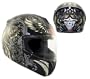 Advanced Hawk Aviator Skull Dual Visor Full Face Motorcycle Helmet