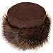 Futrzane Faux Fake Fur Hat with Fleece Russian Cossack Winter Ladies Women