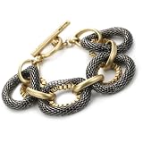 Kenneth Cole New York Two-Tone Mesh Link Brace