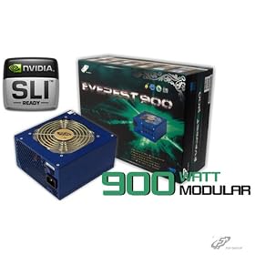 FSP Everest 900 900WATT MODULE CABLE ATX 12V V2.2 Intel Core and AMD Athlon 64 Compliant by FSP GROUP