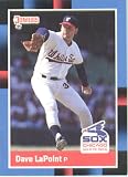 1988 Donruss # 552 Dave LaPoint Chicago White Sox Baseball Card