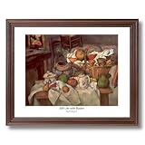 Paul Cezanne Country Fruit Flowers French Home Decor Wall Picture Cherry Framed Art Print
