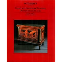 French and Continental Furniture, Decorations and Clocks: New York, Saturday, March 22,... by Sotheby's
