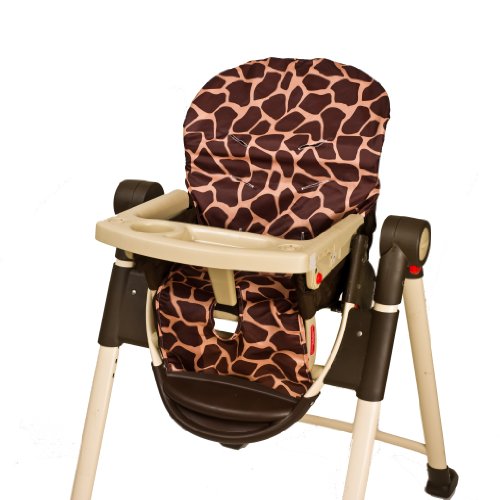 Wupzey Highchair Seat Cover Orange Giraffe