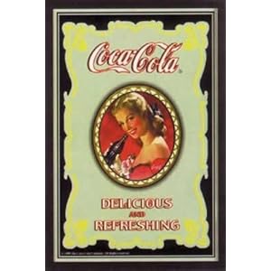 Coca Cola - Bar Mirror (Vintage Design) (Siez: 9