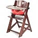 Keekaroo Height Right High Chair, Infant Insert and Tray Combo, Mahogany/Cherry