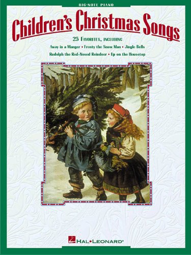 Children's Christmas Songs Big Note Piano