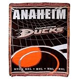 Northwest Anaheim Ducks Triple Woven Jacquard 48x60 Blanket - Anaheim Ducks 48 X 60