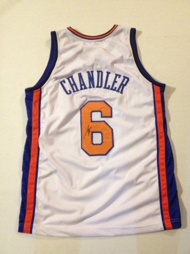 New York Knicks TYSON CHANDLER Signed Autographed NBA Jersey COA