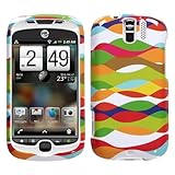 Pop Wave Design Snap On Phone Cover Protector Case for HTC myTouch 3G Slide T-Mobile