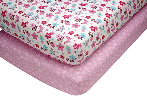Disney Minnie's Garden 2 Pack Crib Sheet (2 Patterns)