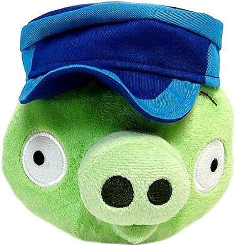 angry birds construction pig plush