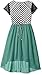 Speechless Girls' Knit Stripe Illusion Cap SLV Dress