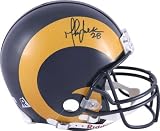 Marshall Faulk Autographed Pro-Line Helmet | Details: St. Louis Rams, Throwback, Authentic Riddell Helmet