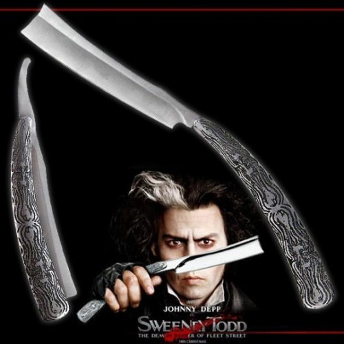 Demon Barber Straight Razor of Sweeney Todd Movie Replica