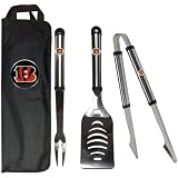 NFL Cincinnati Bengals Stainless Steel BBQ Set with Bag