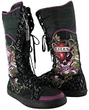 Ed Hardy Shins Black mid-calf