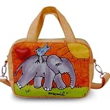 BrightWorld Elephant Small Stylish/Colorful Shoulder Tote Bag