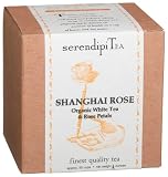 SerendipiTea Shanghai Rose, Organic White Tea & Rose Petals, 2-Ounce Boxes (Pack of 2)